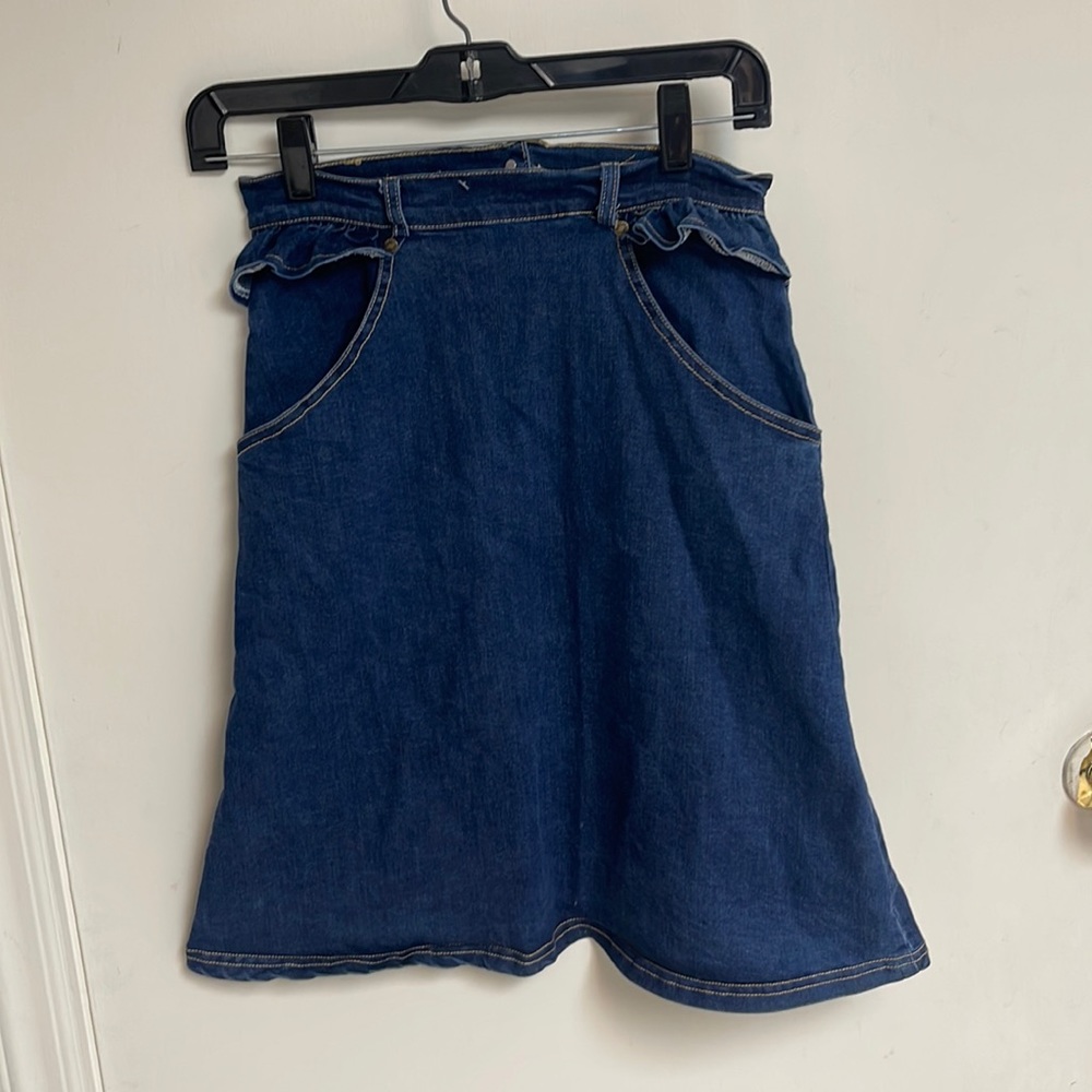 NWOT KIDICHIC DENIM A-LINE SKIRT SIZE 16